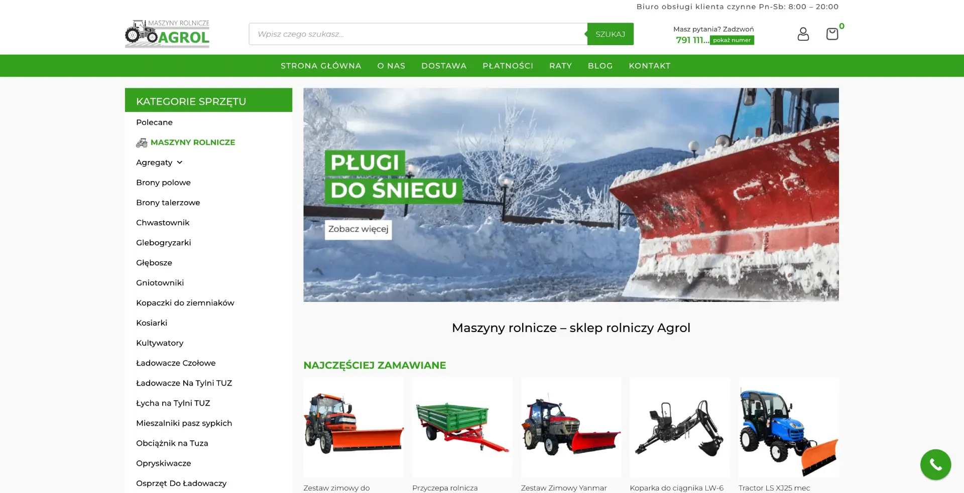 Screenshot of agrolsklep.pl