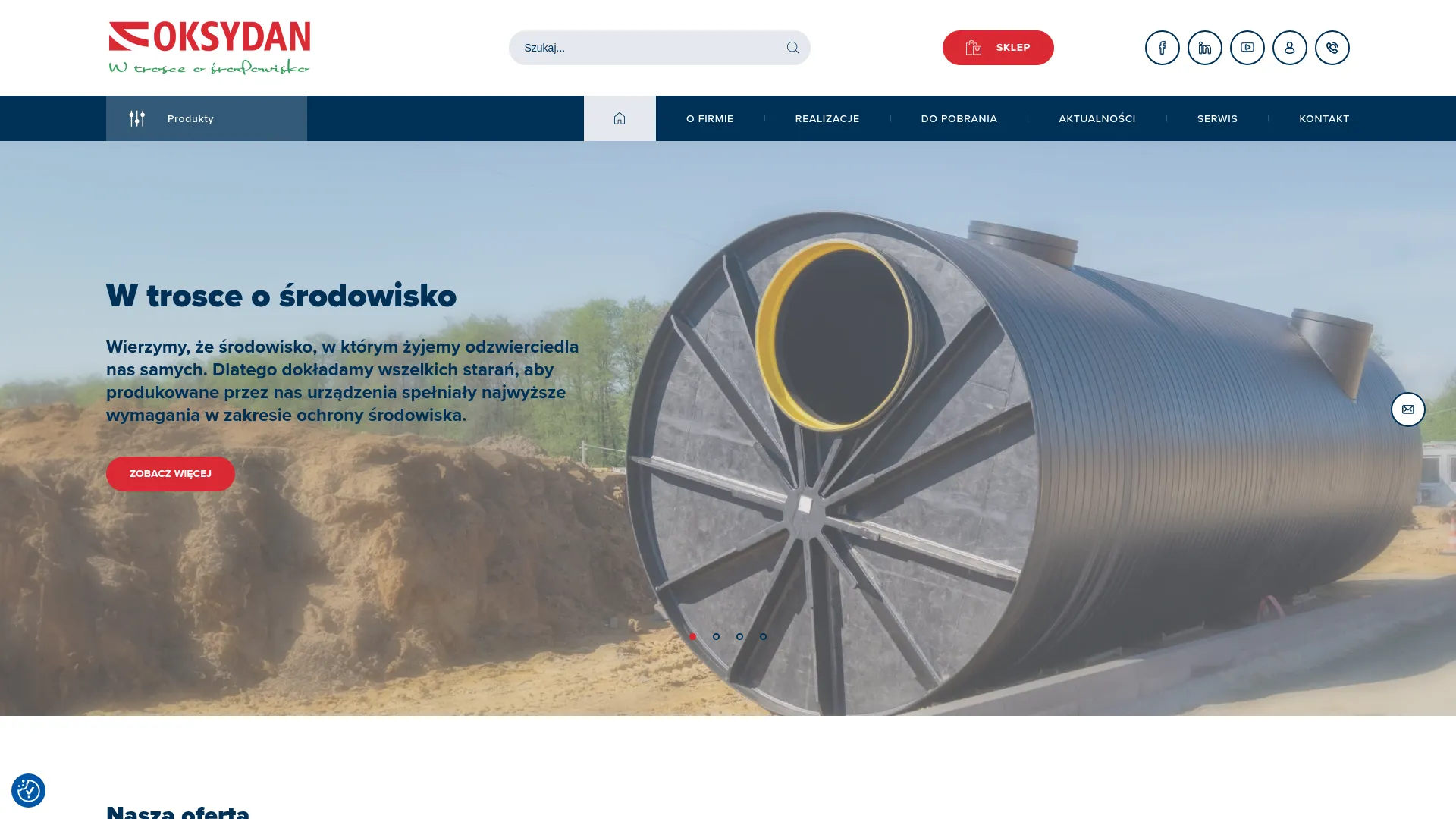 Screenshot of oksydan.pl