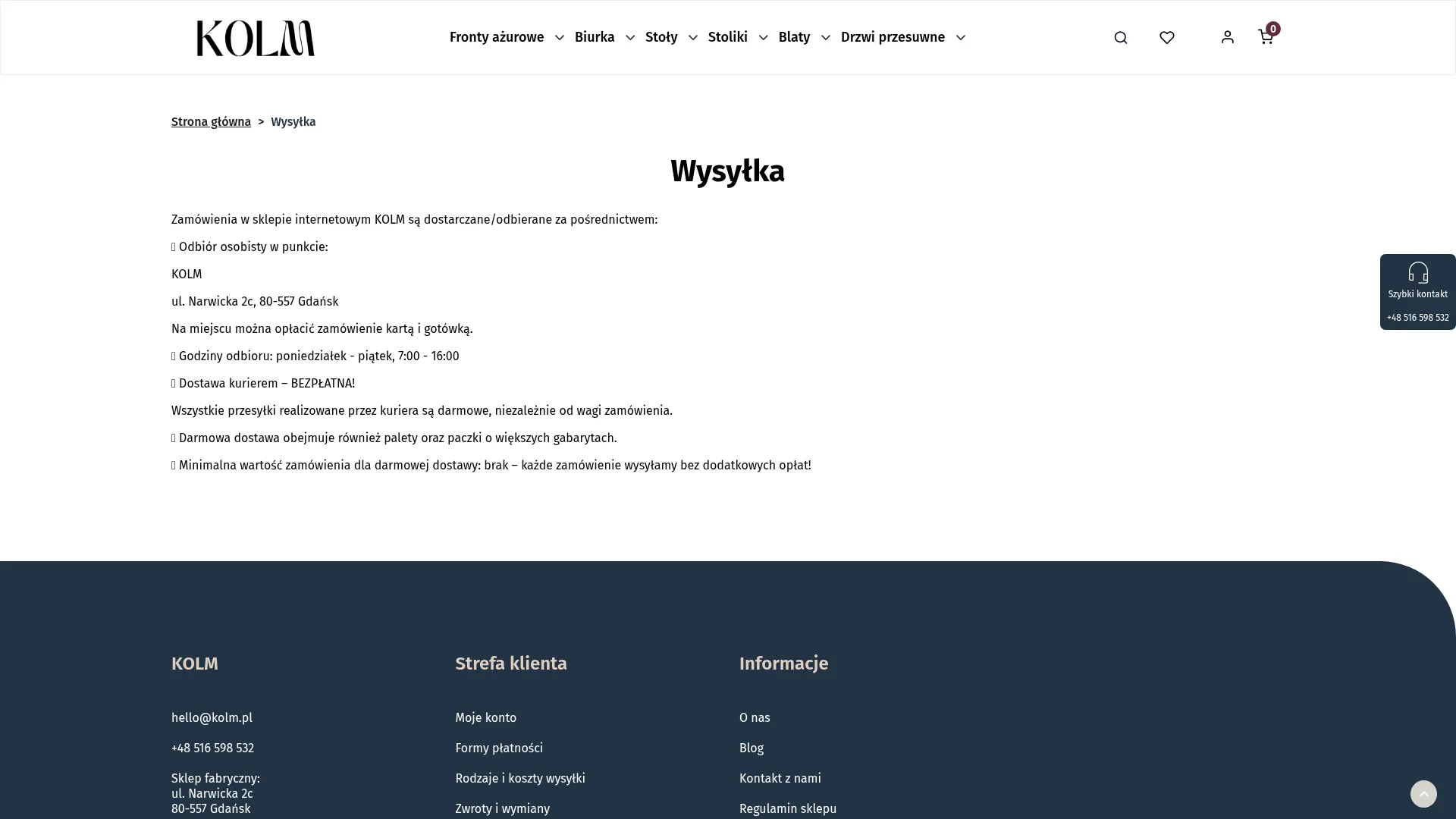 Screenshot of kolm.pl