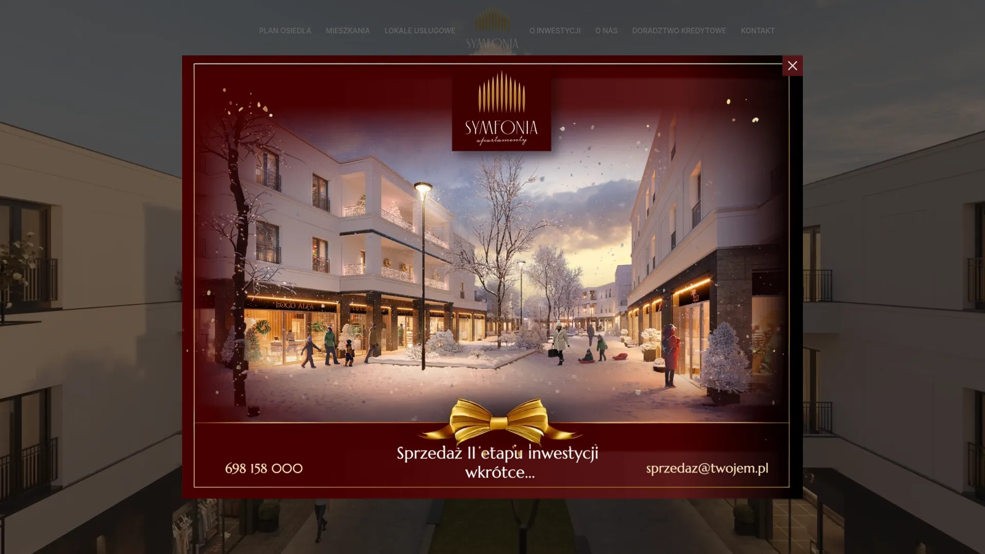 Screenshot of apartamentysymfonia.pl