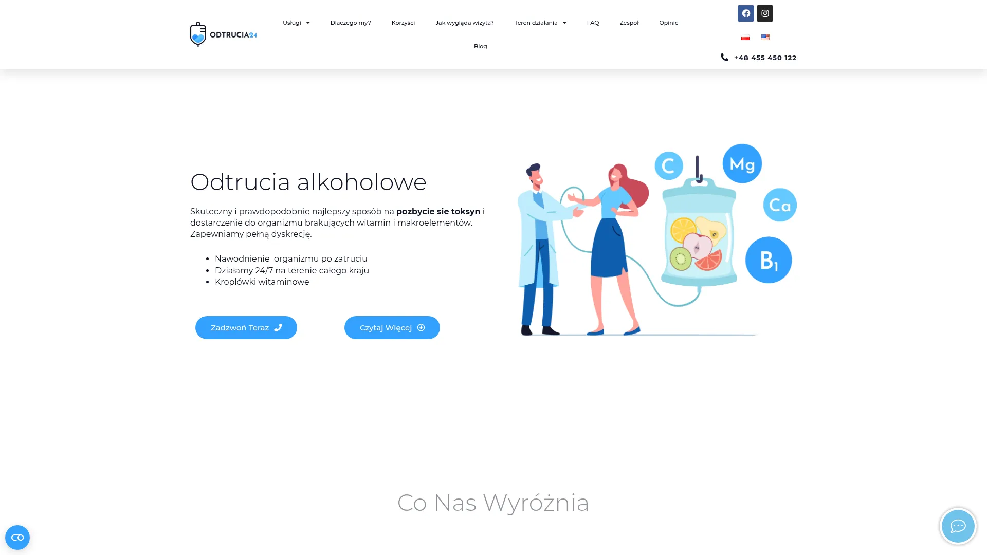 Screenshot of www.odtrucia24.pl